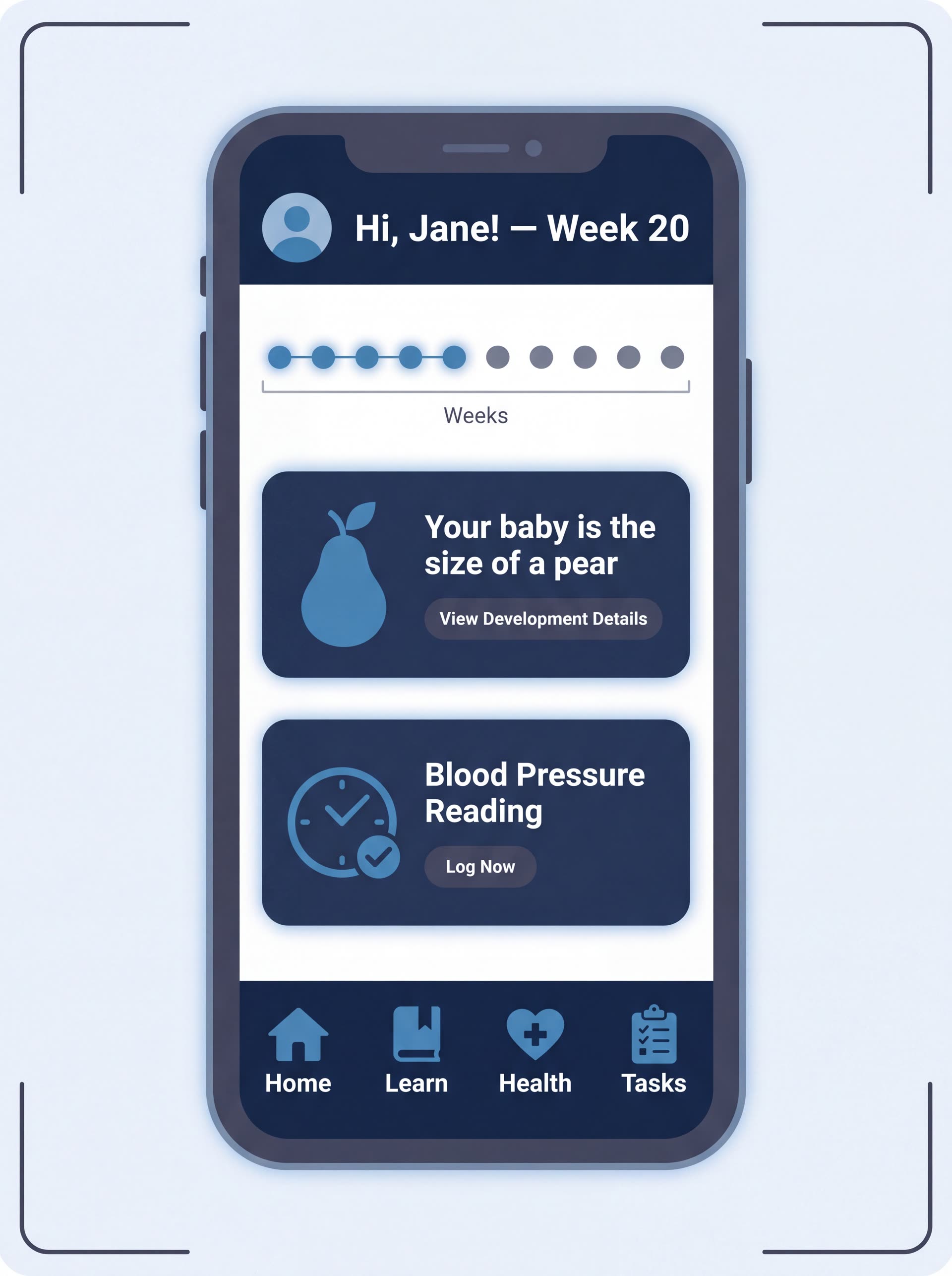 NovaMama maternal vitals kit and patient app